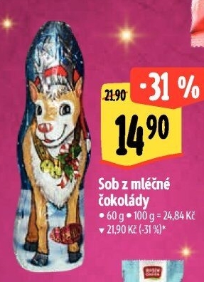 Čokoládový sob Cosmo