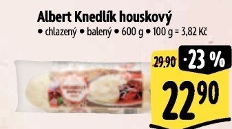 Houskový knedlík Albert
