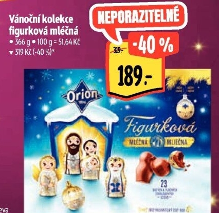 Kolekce vánoční figurková Orion
