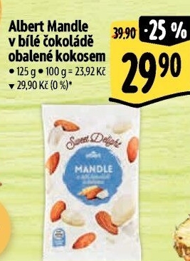 Mandle v čokoládě Albert