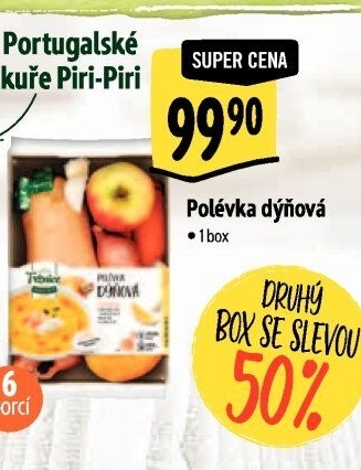 Menu box Polévka dýňová Albert