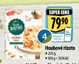 Rizoto houbové Albert Fresh Bistro