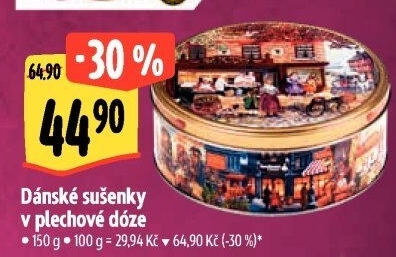 Sušenky dánské - dóza