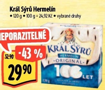 Sýr Hermelín Král sýrů