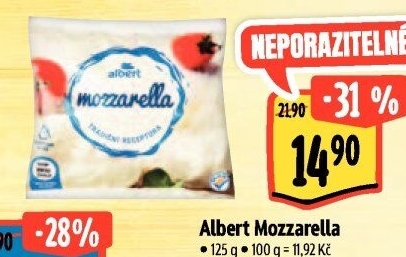 Sýr Mozzarella Albert