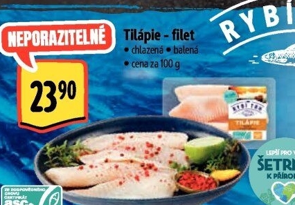 Tilápie nilská filety Albert