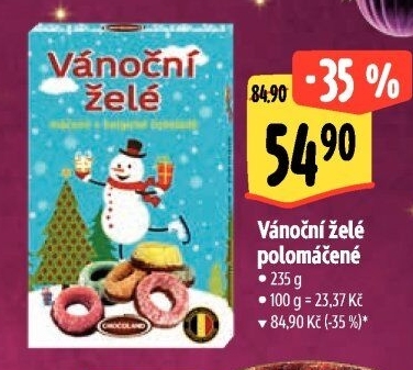 Vánoční želé Chocoland