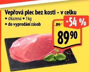 Vepřová plec bez kosti