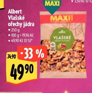 Albert Vlašské ořechy jádra