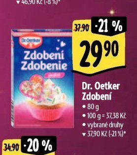Dr. Oetker Zdobení