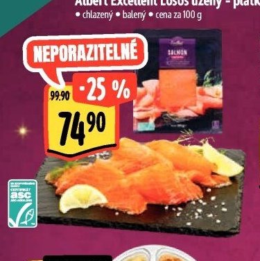 Albert Excellent Losos uzený - plátky