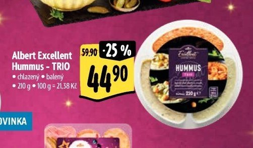 Albert Excellent Hummus - TRIO