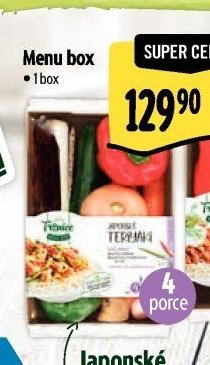 Japonské teriyaki menu box
