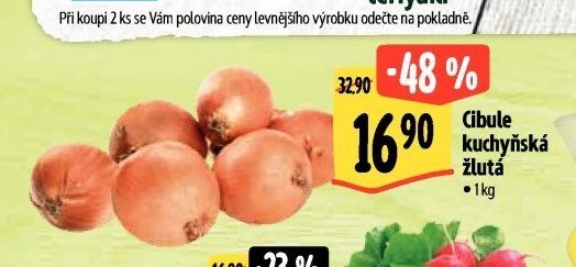 Cibule kuchyňská žlutá