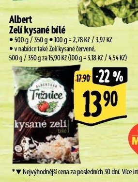 Albert Zelí kysané bílé