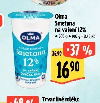 Olma Smetana na vaření 12%