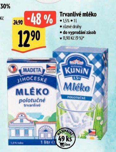 Madeta Jihočeské mléko