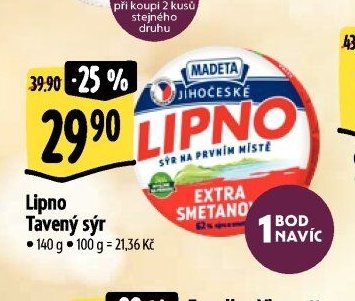 Lipno Tavený sýr