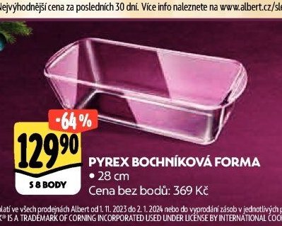 PYREX BOCHNÍKOVÁ FORMA