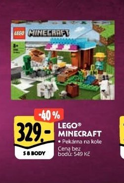 LEGO MINECRAFT Pekárna na kole