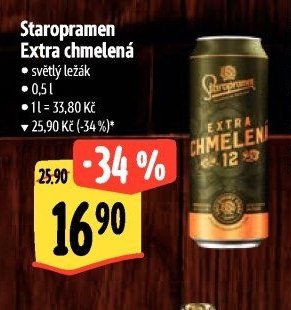 Staropramen Extra chmelená
