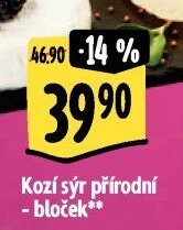 Kozí sýr přírodní - bloček**