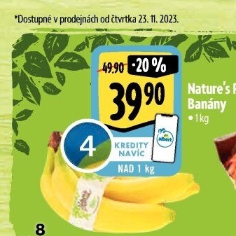Banány bio Nature'