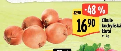 Cibule kuchyňská žlutá