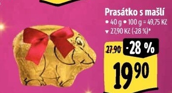 Čokoládové prasátko