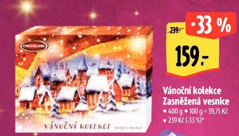 Kolekce vánoční Chocoland