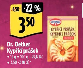 Kypřicí prášek Dr. Oetker