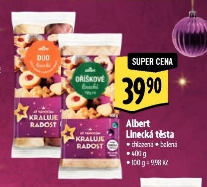 Linecké těsto Albert