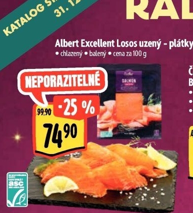Losos uzený Albert Excellent