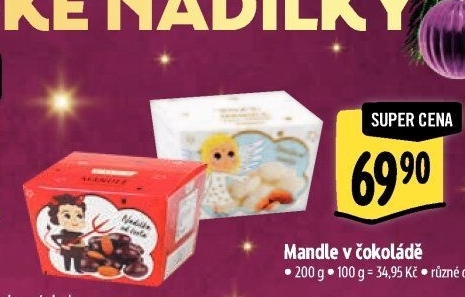 Mandle v čokoládě Poex