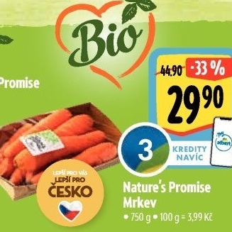 Mrkev bio Nature'