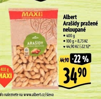 Neloupané arašídy Albert