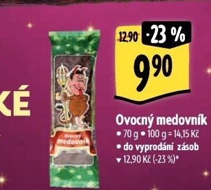 Ovocný medovník