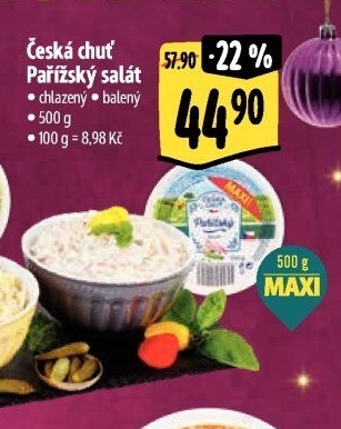 Pařížský salát Česká chuť