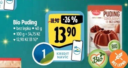 Pudink bez lepku bio Amylon