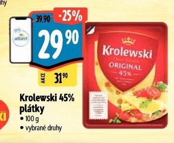Sýr Krolewski 45% Milkpol
