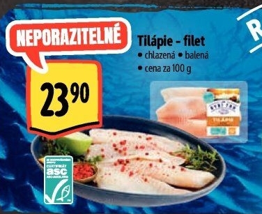 Tilápie nilská filety Albert