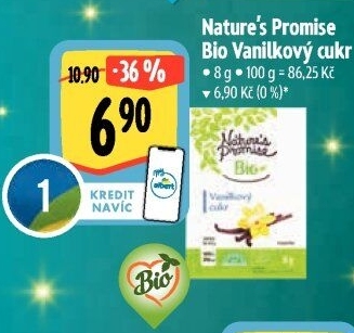 Vanilkový cukr bio Nature'