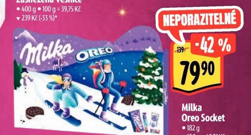 Vánoční dárkové balení Oreo Milka