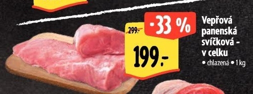 Vepřová panenská svíčková