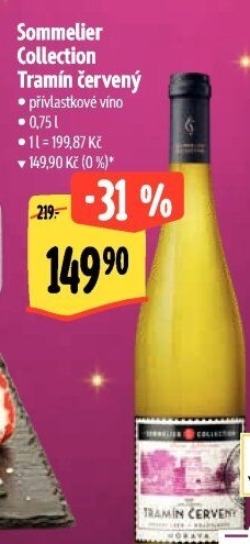 Víno Tramín červený Sommelier Collection - přívlastkové