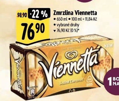 Zmrzlinová roláda Viennetta Algida