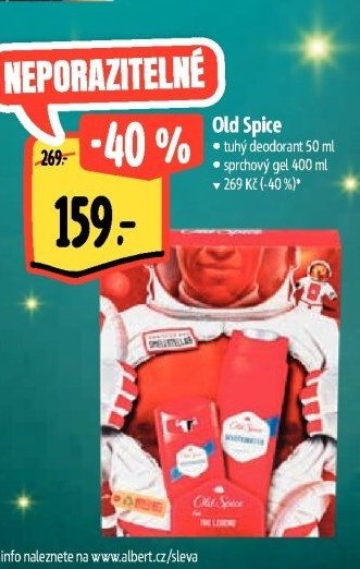 Old Spice (tuhý deodorant + sprchový gel)