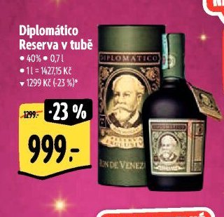 Diplomático Reserva v tubě