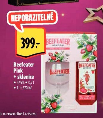 Beefeater Pink + sklenice