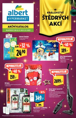 akční leták Albert 22.11.2023-5.12.2023